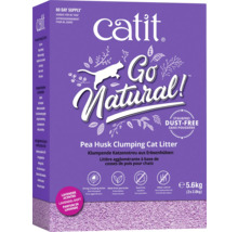 Litière agglomérante Catit Go Natural à base de cosses de pois, paquet de 5.6 kilogrammes