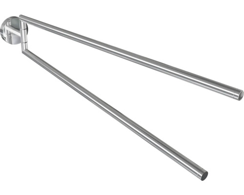 Porte-serviettes pivotant à deux bras pour la salle de bain