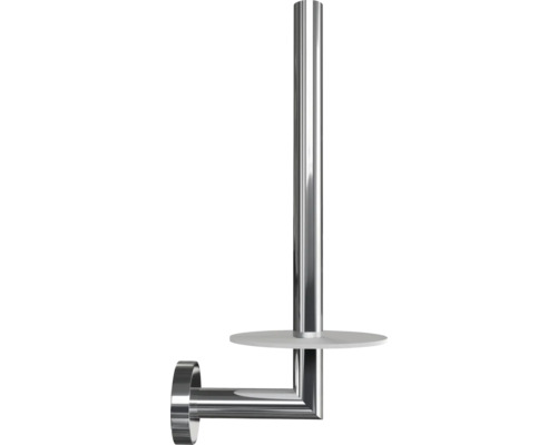 Porte-papier toilette en métal pour montage mural