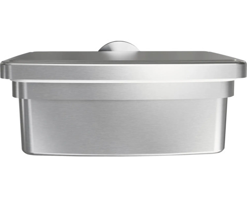 Poubelle en métal avec couvercle