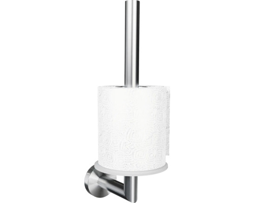Porte-papier toilette en métal avec rouleau de papier toilette
