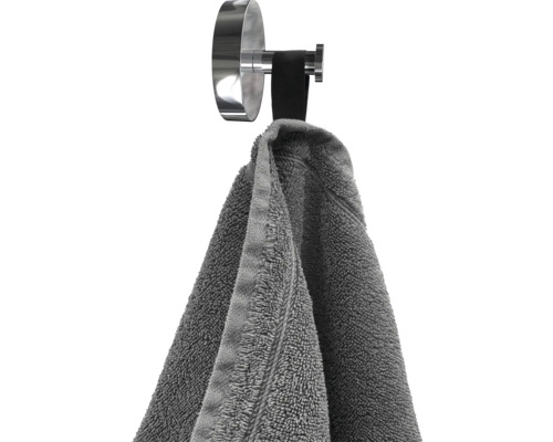 Porte-serviettes en acier inoxydable avec serviette