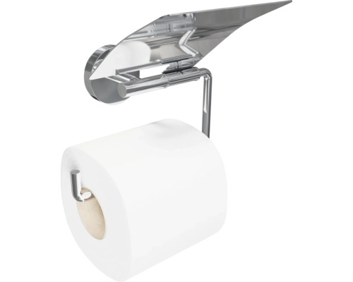 Porte-papier toilette en métal avec rouleau de papier toilette