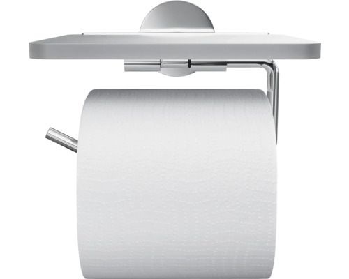 Porte-papier toilette avec étagère pour salle de bain