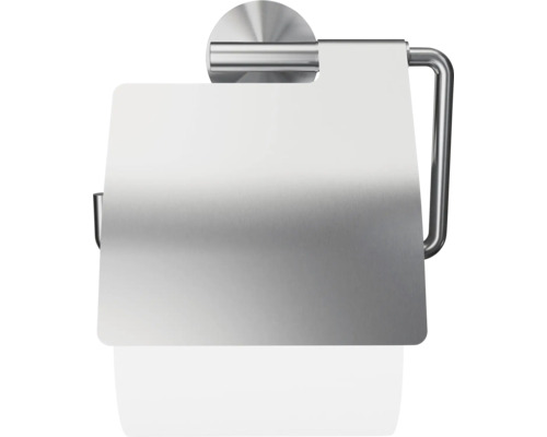 Distributeur de papier toilette en métal avec couvercle