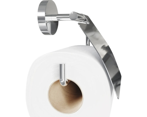 Porte-papier toilette mural avec rouleau de papier toilette