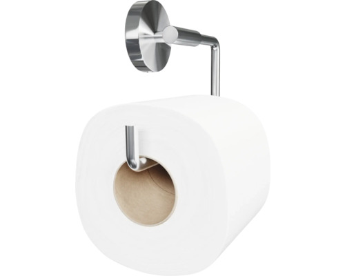 Porte-papier toilette en métal avec rouleau de papier