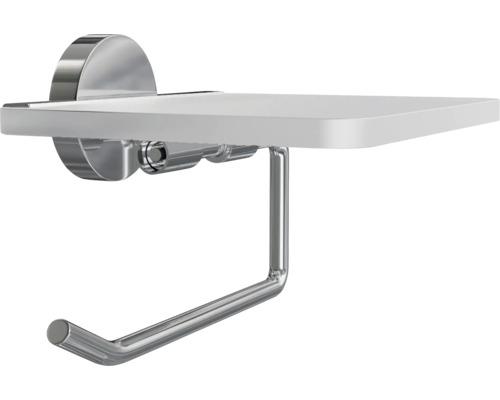 Porte-papier toilette avec étagère