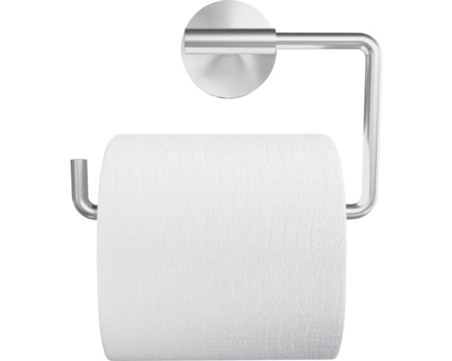 Porte-papier toilette en métal avec rouleau de papier