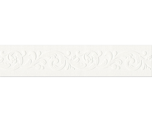 Frise 6396-15 Only Borders 9 vrille de fleurs blanc 5 m x 13 cm Bordure blanche avec motif floral