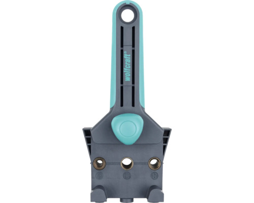 Wolfcraft Dübelleiste zum präzisen Bohren von Dübellöchern