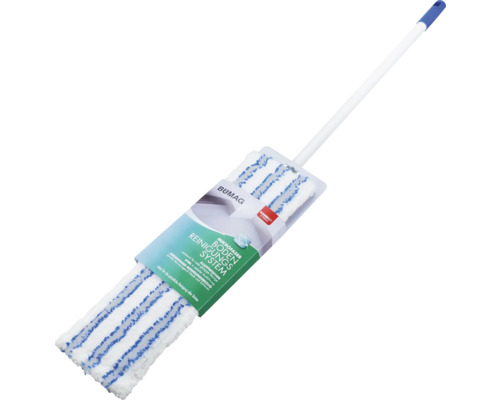 Serpillère avec housse microfibre et manche télescopique