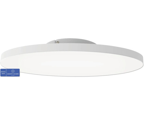 LED Smart Light Deckenleuchte zigbee Bluetooth 34,2W 3980 lm CCT einstellbare weisstöne + RGB Farbwechsel HxØ 75x600 mm weiss - Kompatibel mit SMART HOME by hornbach