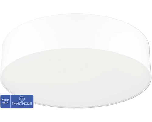 LED Smart Light Deckenleuchte zigbee Bluetooth 35W 3500 lm CCT einstellbare weisstöne + RGB Farbwechsel HxØ 150x570 mm weiss - Kompatibel mit SMART HOME by hornbach