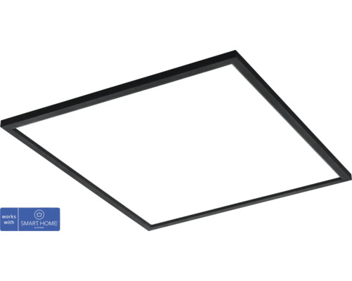 LED Smart Light Panel zigbee Bluetooth 33W 4100 lm CCT einstellbare weisstöne HxBxL 50x595x595 mm schwarz - Kompatibel mit SMART HOME by hornbach