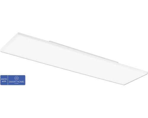 LED Smart Light Deckenleuchte zigbee Bluetooth 10,6W 4000 lm CCT einstellbare weisstöne + RGB Farbwechsel 1200x300 mm weiss - Kompatibel mit SMART HOME by hornbach