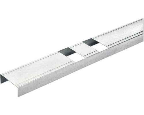 Profilé de linteau de porte Knauf CW/UA 1600x100x40 mm Profilé trapézoïdal avec découpes en acier