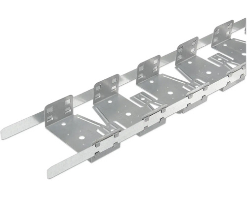 Knauf Sinus flexibles U-Anschlussprofil 1900 x 100 x 40 mm Gelochtes Trägerband für den Bau