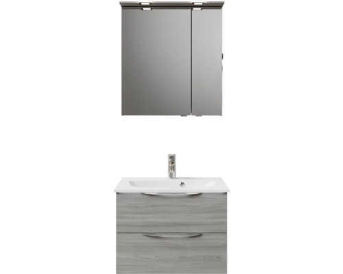 Ensemble de meubles de salle de bains pelipal Sunline 300 67 cm gris 3 pièces SET-164-199