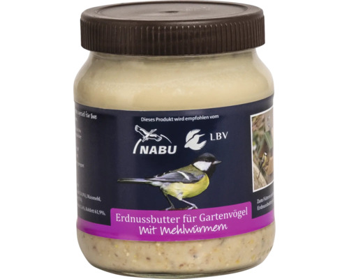 Vogelfutter Erdnussbutter mit Mehlwürmen CJ Wildlife 330g