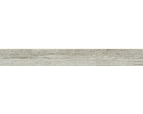 Sockelfliese Limewood grau 7,3x60 cm