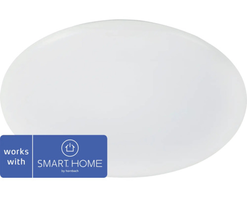 Plafonnier LED Eglo Crosslink 4,8 W 2160 lm 2765 K 1 ampoule IP 20 blanc (31737)