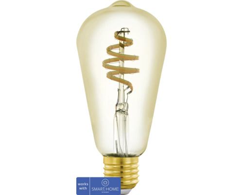 Ampoule LED ST64 E27 5,5 W (35 W) 400 lm 2200-6500 K ambre