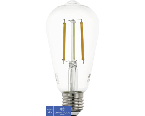 Ampoule LED ST64 E27 6 W (60 W) 806 lm 2200-6500 K transparent