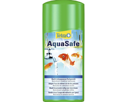Tetra Pond Bassin Préparateur d'eau de bassin AquaSafe, 500 ml Tetra AquaSafe pour bassins pour le traitement de l''eau du robinet