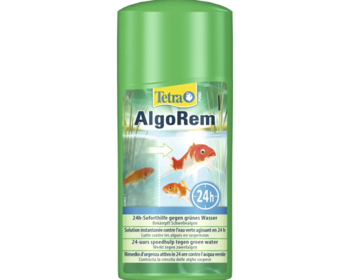 Tetra Pond Bassin Produit anti-algues AlgoRem, 500 ml Tetra AlgoRem pour lutter contre les algues en suspension dans les bassins