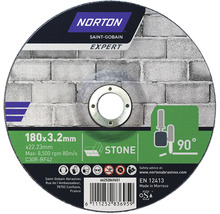 Norton Expert disque à tronçonner pour pierre, 180x3.2 millimètres