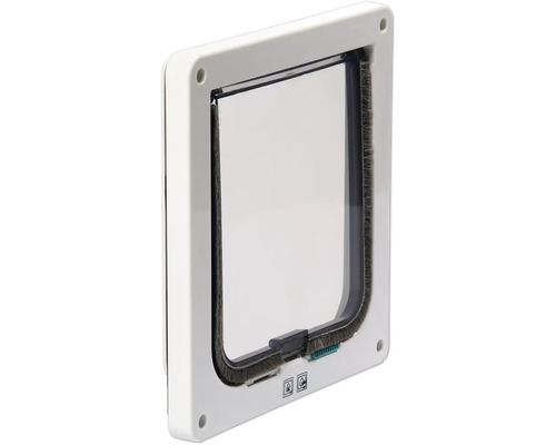 Katzenklappe mit transparentem Durchgang