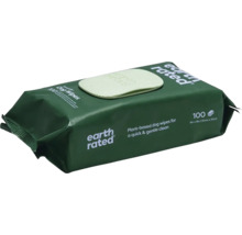 Lingettes nettoyantes pour chiens Earth Rated, 100 pièces