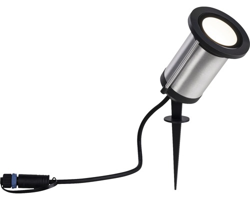 Spot LED Paulmann Plug & Shine 32° avec piquet de terre spot individuel IP65 5,1W 310 lm 3000 K blanc chaud hxØ 265x88 mm Classic anthracite 230/24 V