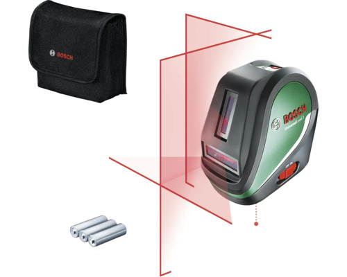 Niveau laser lignes croisées Bosch UniversalLevel 3 avec sacoche et piles
