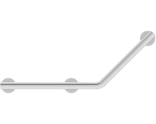 Barre d''appui d''angle en métal pour salle de bains