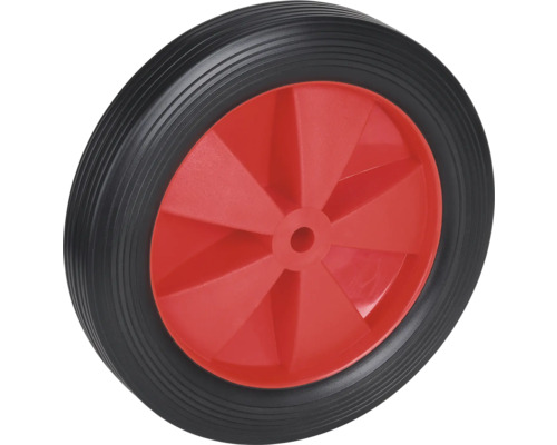 Tarrox PVC-Rad bis 40 kg mit Kunststofffelge und Rillenprofil 200 x 40 x 12,2 mm