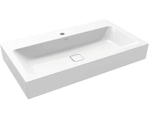 Lavabo standard KALDEWEI CONO 90 x 50 cm blanc alpin brillant avec revêtement emaillé 902606013001