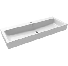 KALDEWEI Waschtisch Puro 120 cm weiß mit Hahnloch perleffekt 906806013001