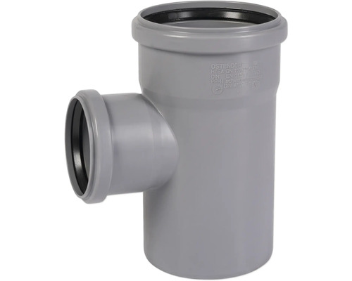 HT-EA Abzweig 87° DN 110/75 mm Ostendorf Abzweig Abwasserrohr HT Abzweig DN 110/75 67 grad