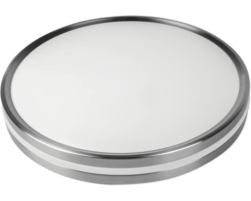 Plafonnier rond avec bordure métallique