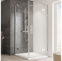 Douche à l''italienne avec système de douche dans une salle de bains
