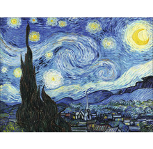 Tableau sur toile Van Gogh The Starry Night 77x57 cm