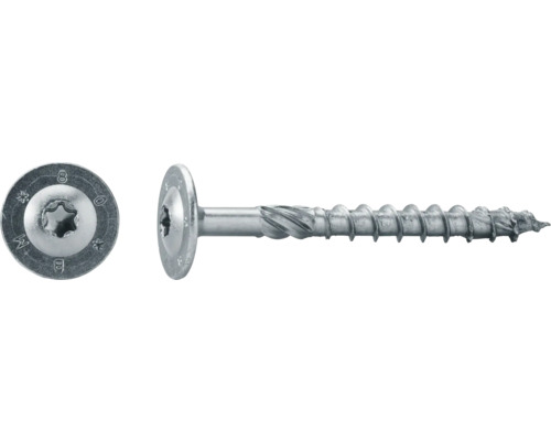 JD Plus Konstruktionsschraube Tellerkopf mit I-Stern 10 x 240 mm galvanisch verzinkt 25 Stück