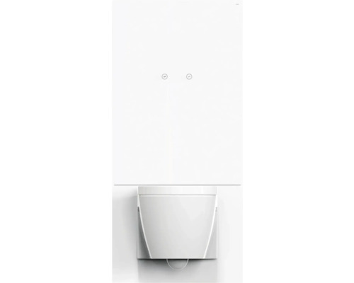 WC-Ausbaumodul Hewi S50 Sensor Plexiglas weiss glänzend S50.02.112010