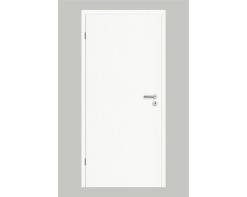 Porte d'intérieur Pertura Yori CPL Masera blanc en longueur 61,0x198,5 cm gauche