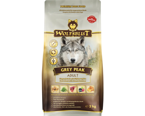WOLFSBLUT nourriture sèche pour chiens Grey Peak Adult 2 kg