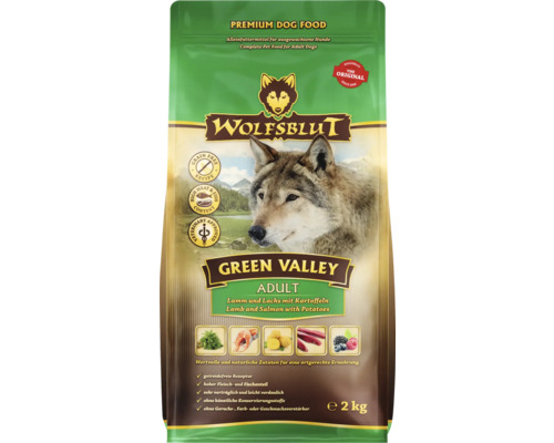 WOLFSBLUT nourriture sèche pour chiens Green Valley 2 kg