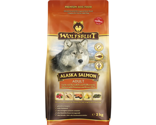 WOLFSBLUT Hundefutter trocken Alaska Salmon 2 kg