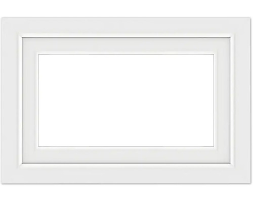 Cadre photo blanc avec passe-partout